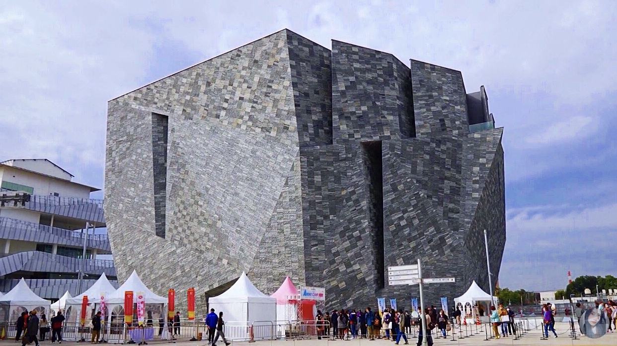 The towering, majestic museum