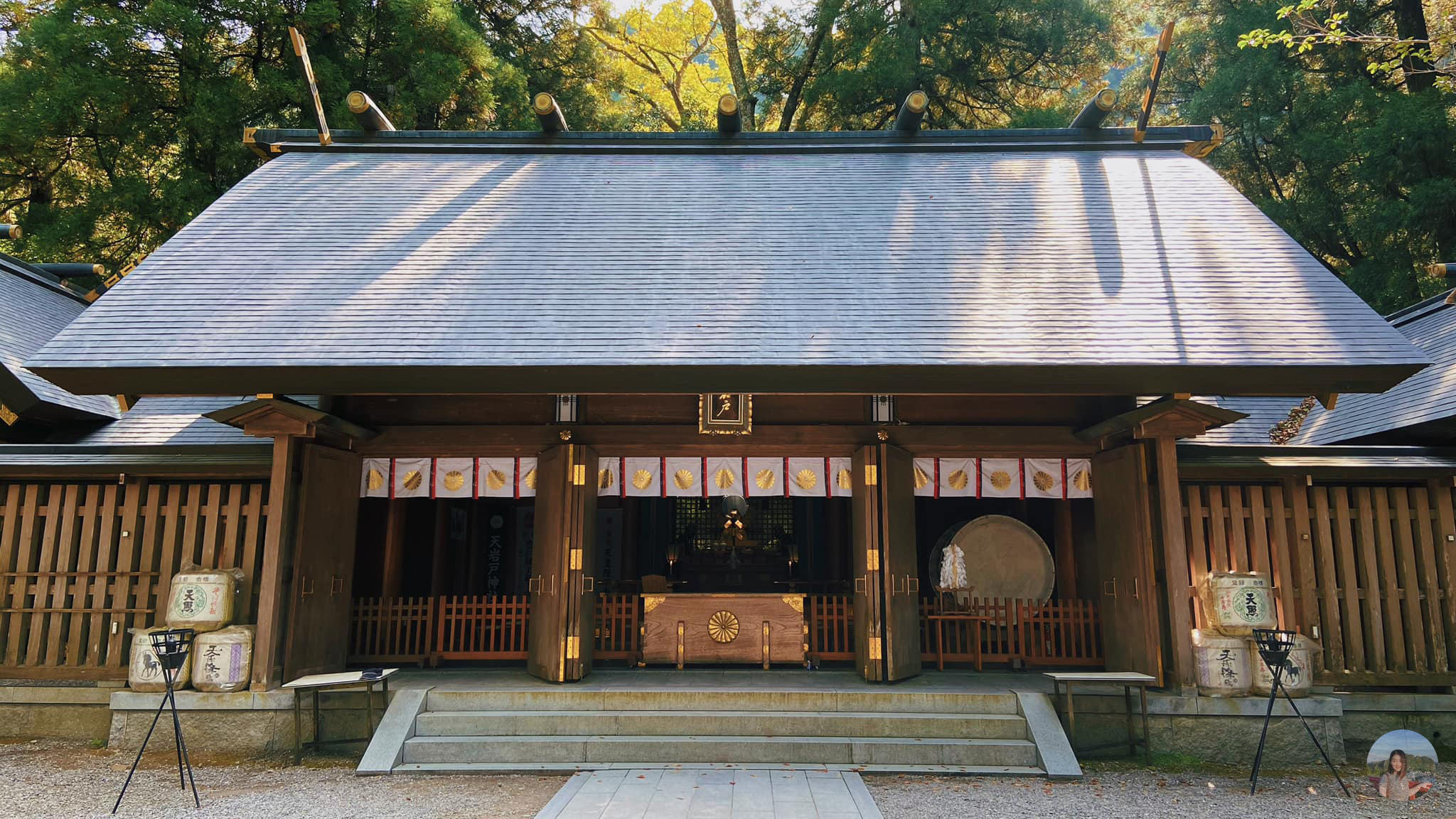 The temple worshipping goddess Amaterasu
