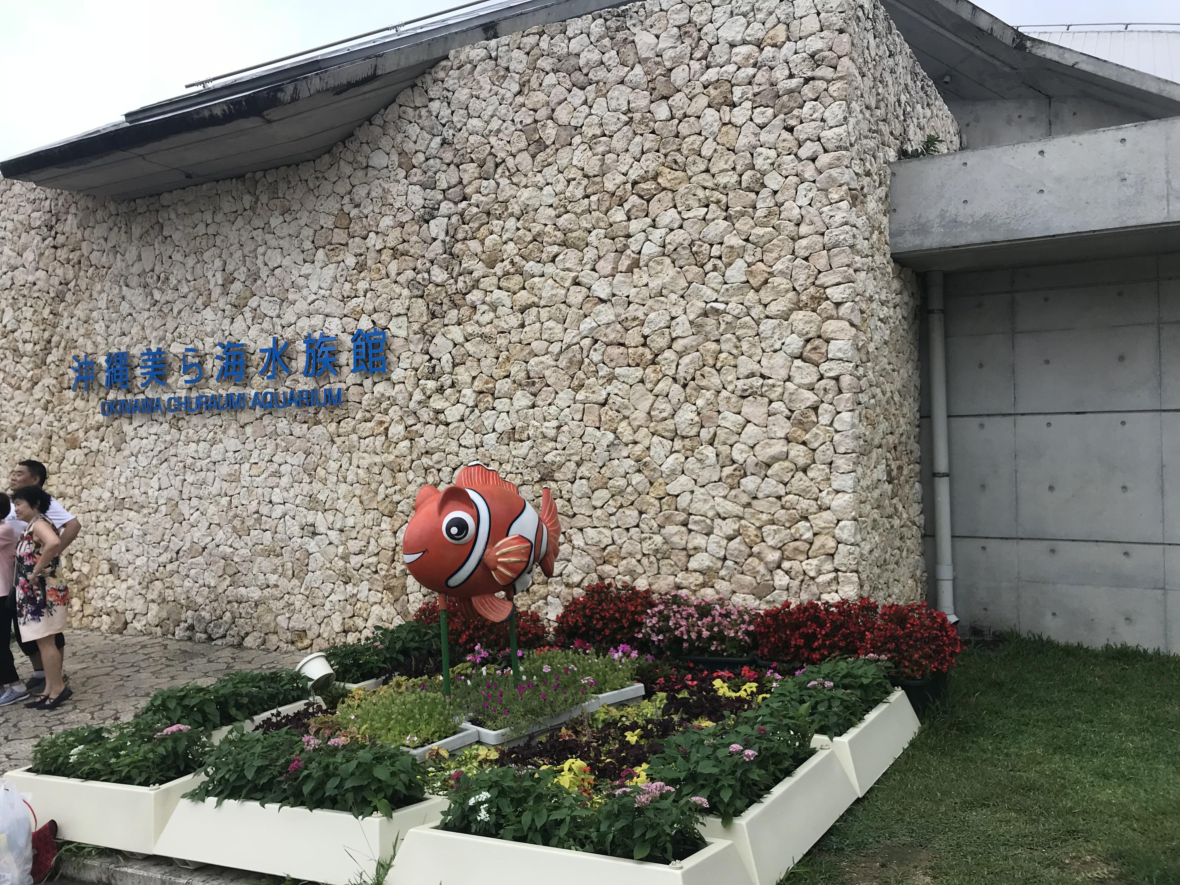 Figure 3: Check-in spot at the entrance of Churaumi