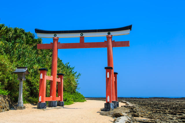 The beautiful gate that leads to the sacred place
