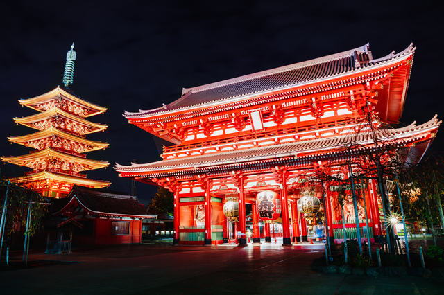 Chụp hình triệu like tại Senso-ji