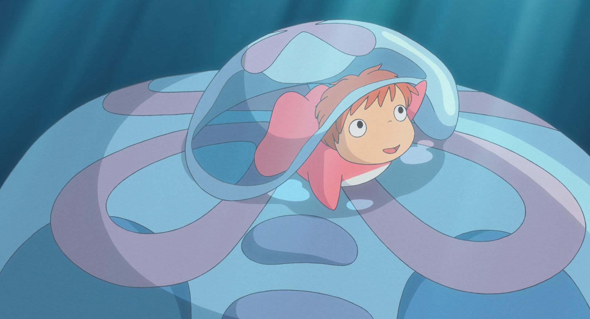 Phân cảnh trong tác phẩm Ponyo (Nguồn: STUDIO GHIBLI Inc.)