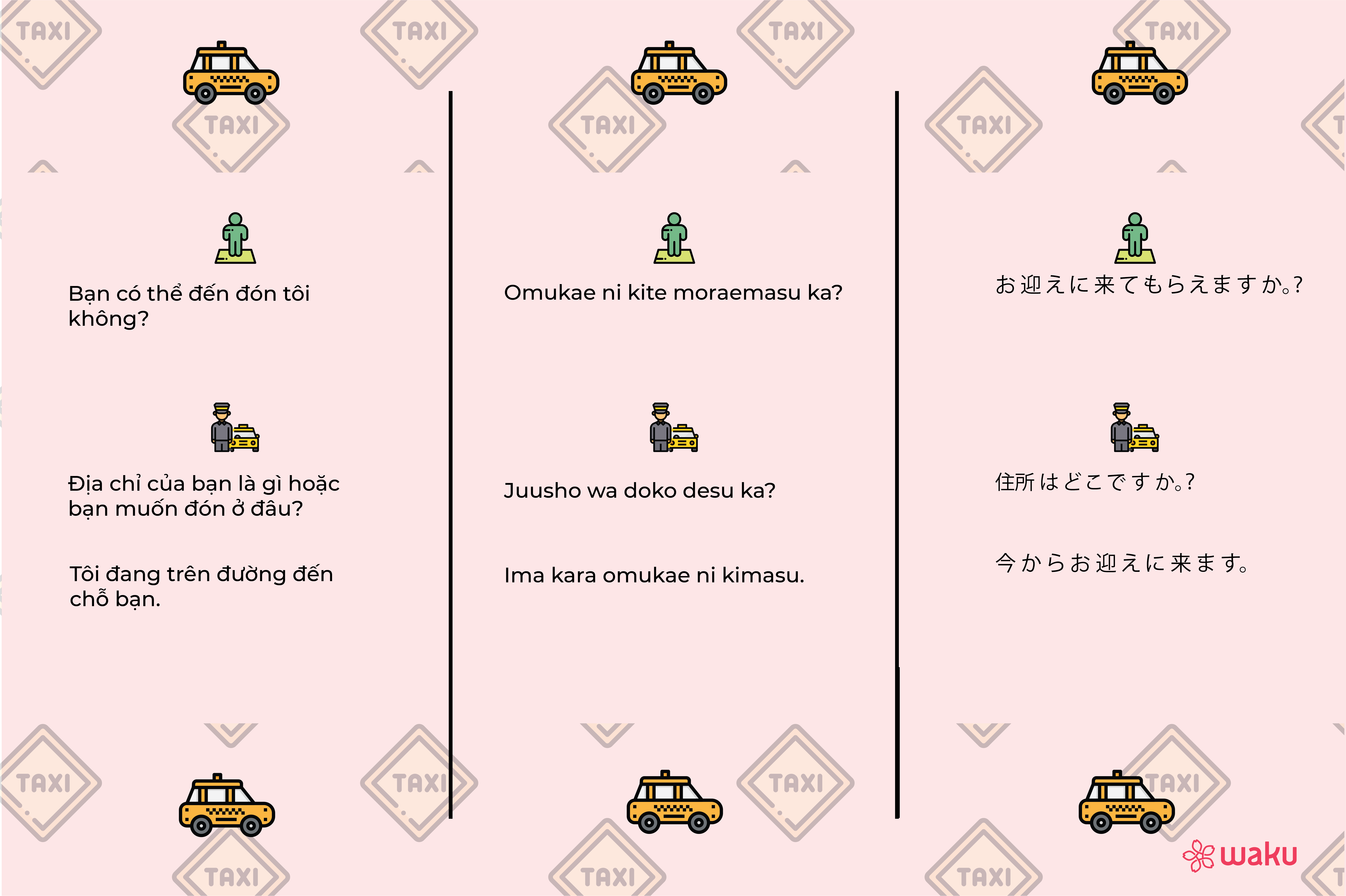 Cách tìm và gọi Taxi tại Nhật