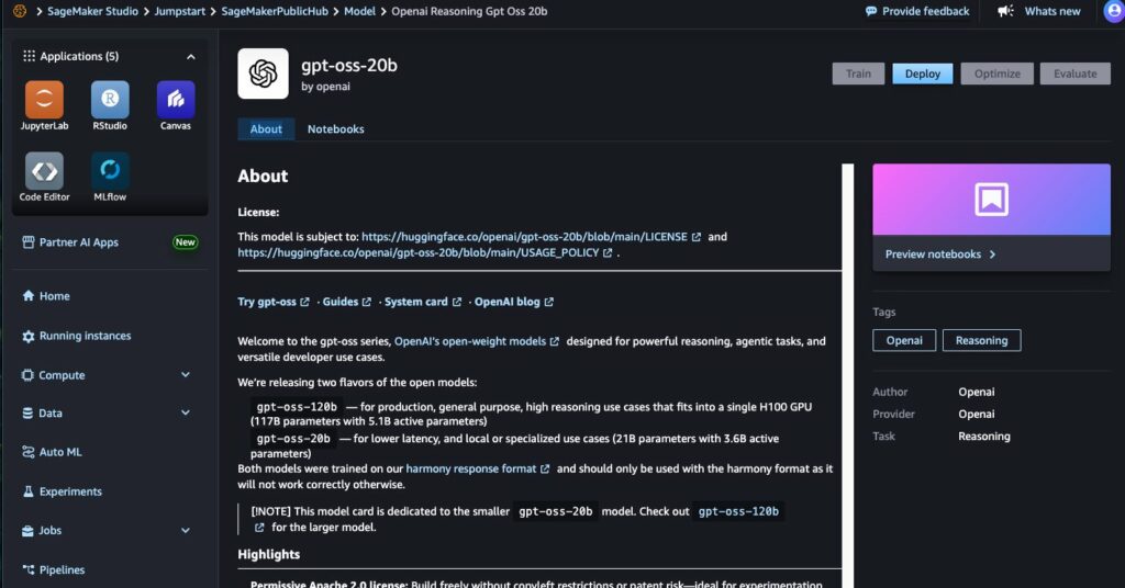 如何使用 Amazon SageMaker 部署OpenAI 模型？完整教學看這裡就夠！