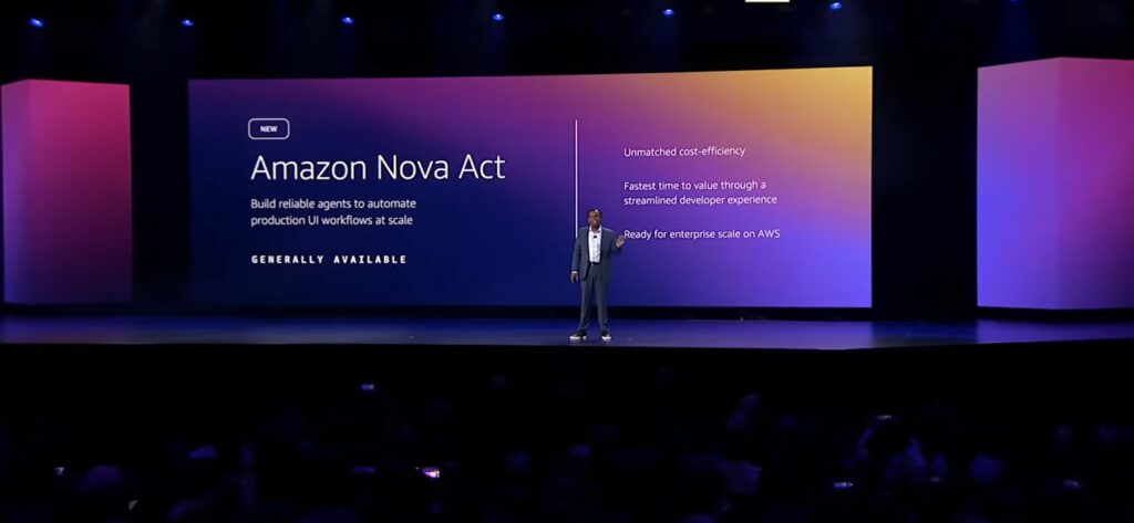 Amazon Nova Act 全新自動化生產UI工作流