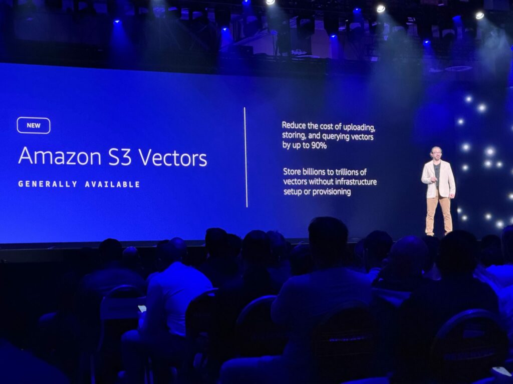 Amazon S3 向量資料庫正式上線