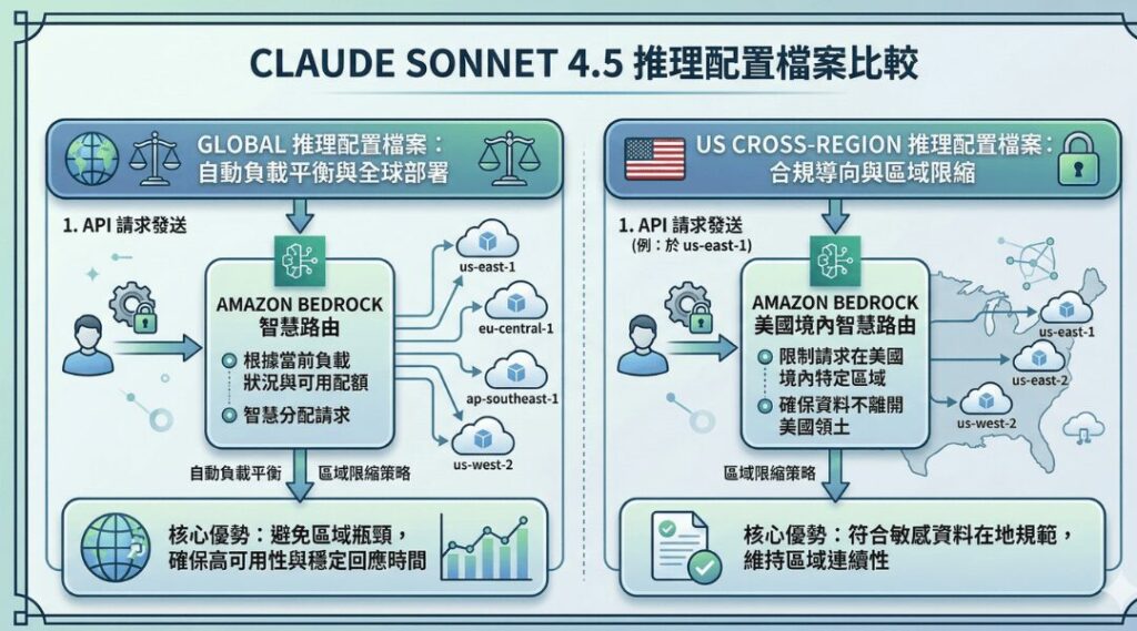 Anthropic Claude 推理配置檔案比較