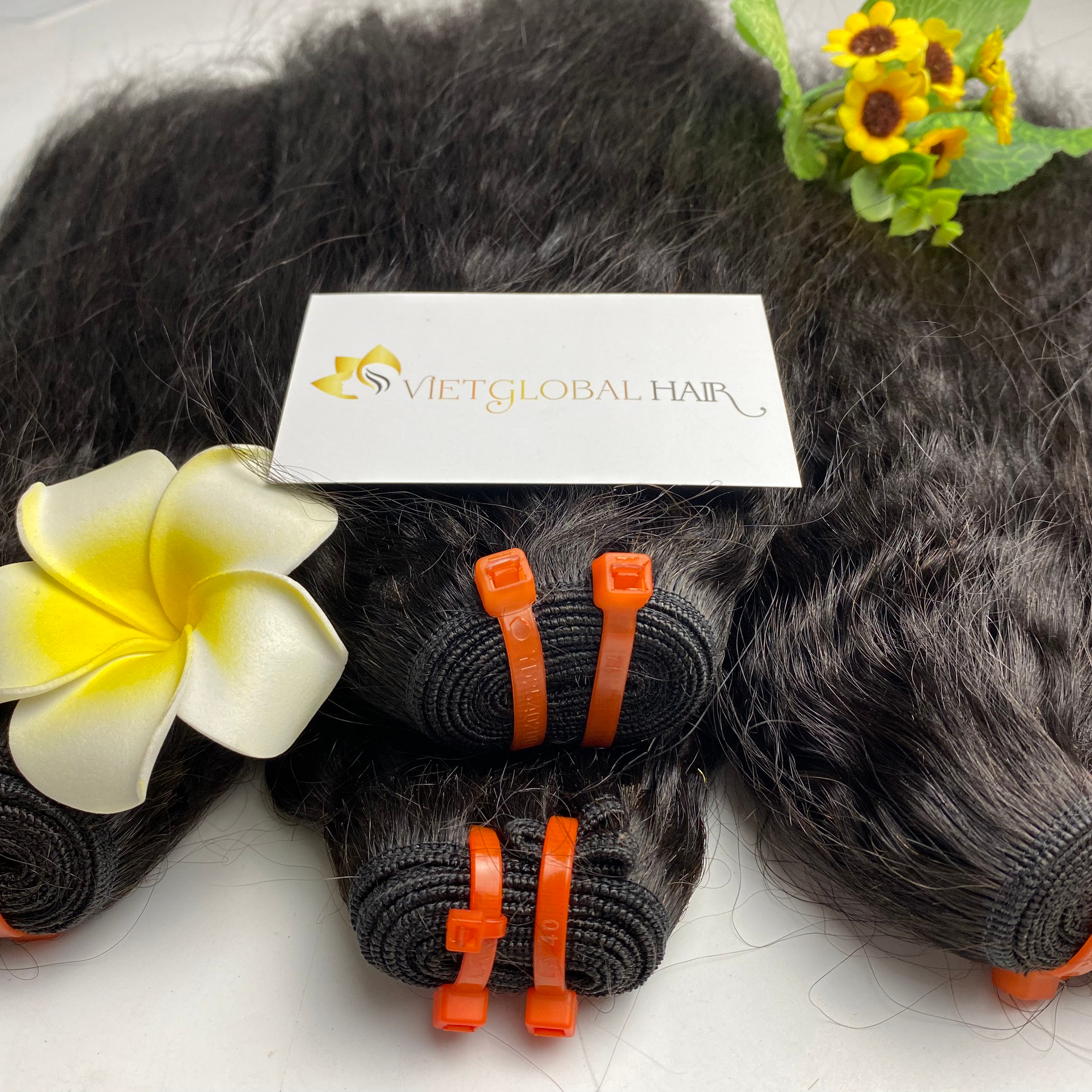 Kinky Straight Hair Bundles 100% Virgin Hair Cheap Human Hair Bundle From Vietnamese Factory 