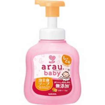 Saraya Arau Baby Body Soap Moisture Type 450ml Additive Free Best Soap For Newborn Baby &amp; Kids 