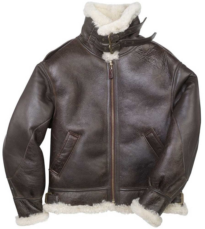 Mens The General Sheepskin Bomber Jacket 