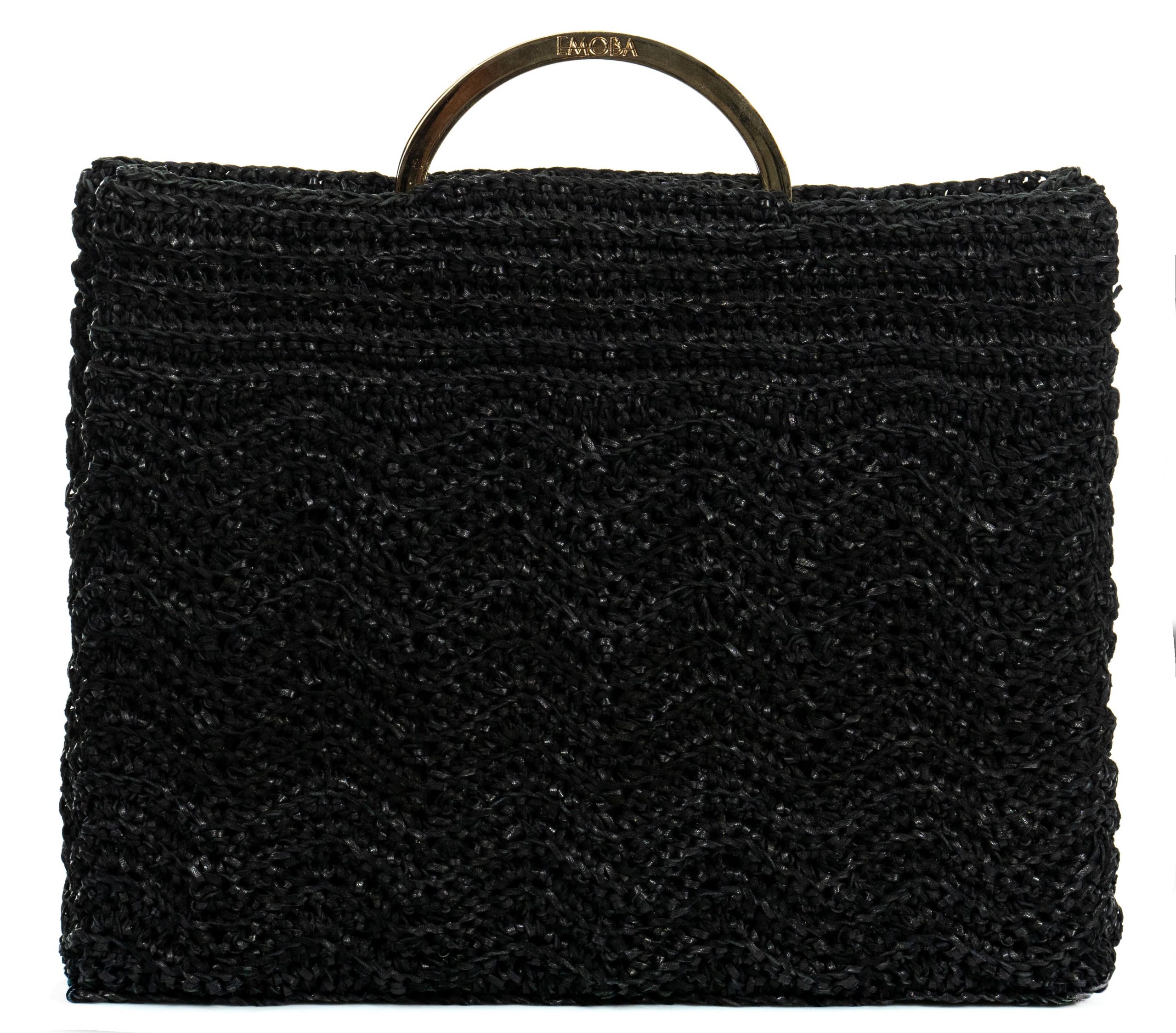 Working Bag Lady Italian Bag In Leather Crochet Work Hand Made In Italy With Real Leather Crochet Handmade 