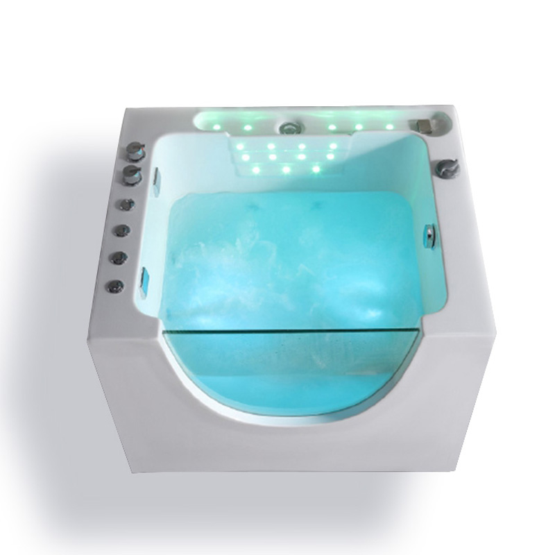 Indoor Whirlpool Massage 1 Piece Standing Spa Bath Tub For Kids Thermostatic Toddler Bathtub 