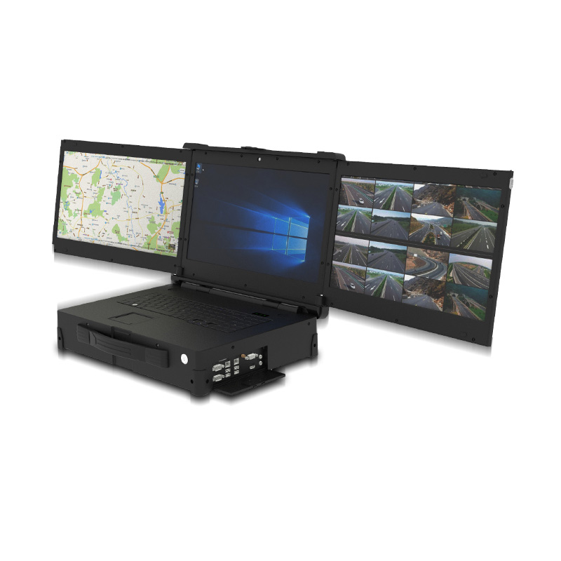 Sinsmart 17.3&quot; Laptop 64gb 6usb Workstation Portable Industrial Rugged Computer