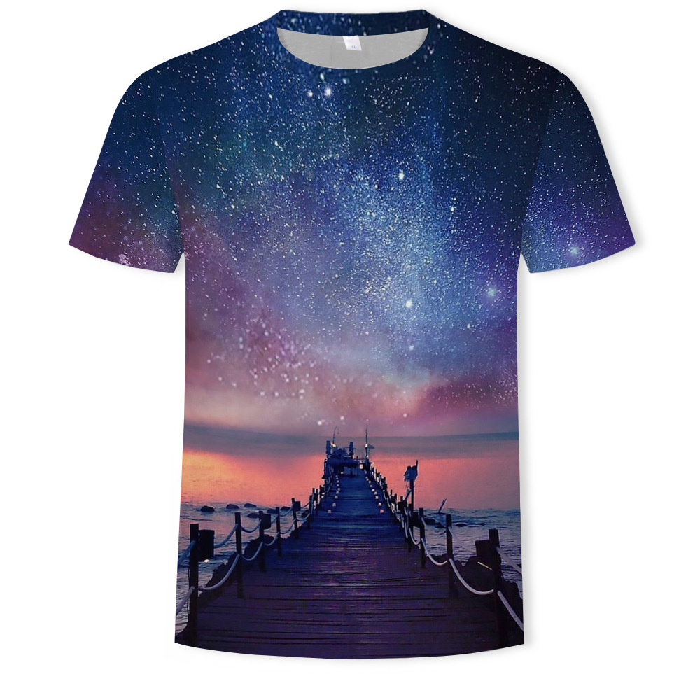 Hot Selling Summer Unisex Casual Short Sleeved Men's Clothing Oversized 3d T Shirt