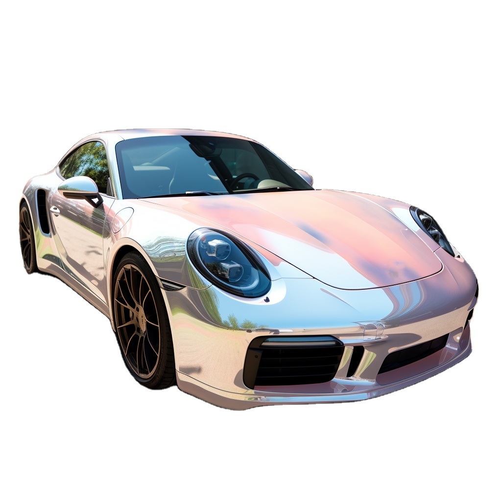 Kenteer Wholesale Factory Price Chrome Matte Pearlescent Fantasy White Car Wrap Vinyls Rolls Tpu Colorful Car Body Stickers 