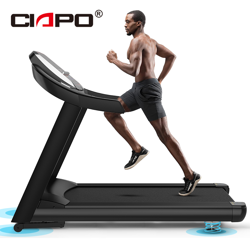 CIAPO Q7 Electric Foldable Indoor Gym Equipments Commercial Fitness Running Machine Motorized Treadmill