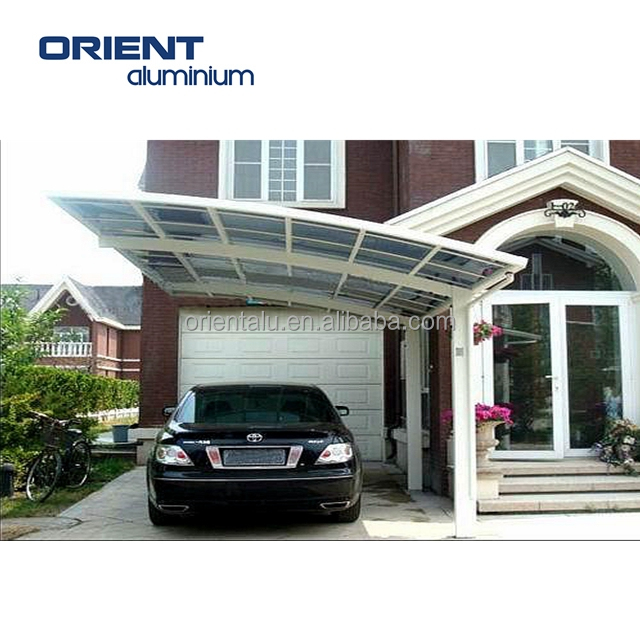 Aluminium Outdoor Garage Awning Car Parking Metal Carport Kit Pergola Antihail For Cars 