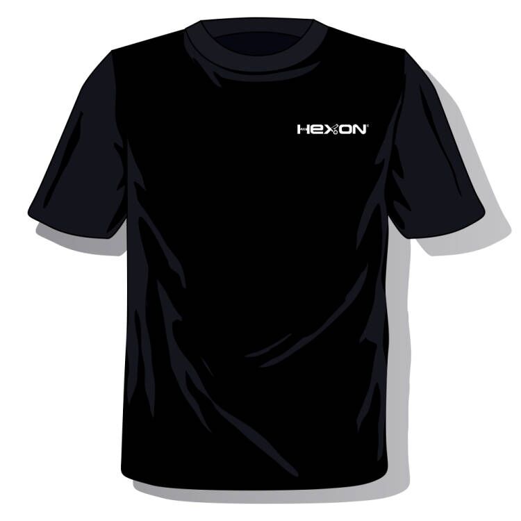 HEXON customized man cotton black T shirt