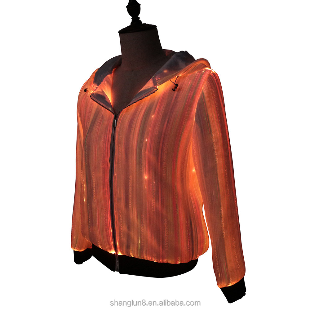 Custom 2022 New Hoodie Glowing Jacket Hip-hop jacket