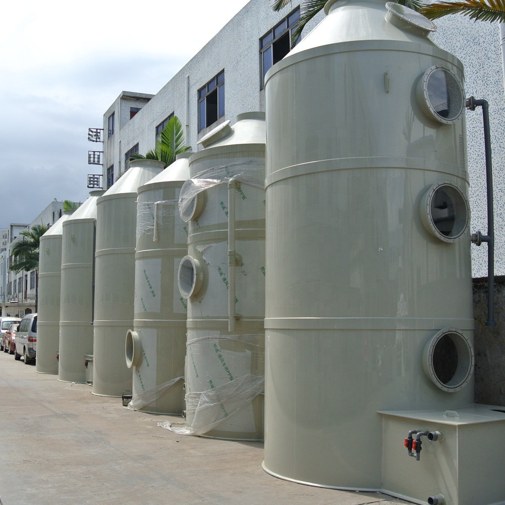 Industry Wet Gas Fume Scrubber/spray Absorption Tower,Carbon Steel Or Pp Material