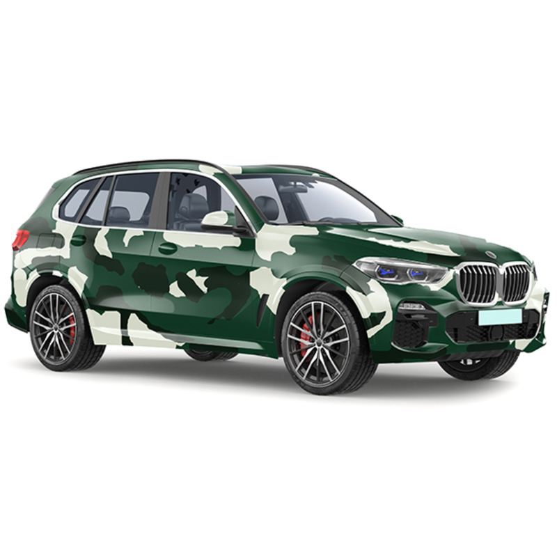 Oem Customized Air Bubble Free Camo Vinyl Car Wrap Camouflage Color Auto Car Body Film 