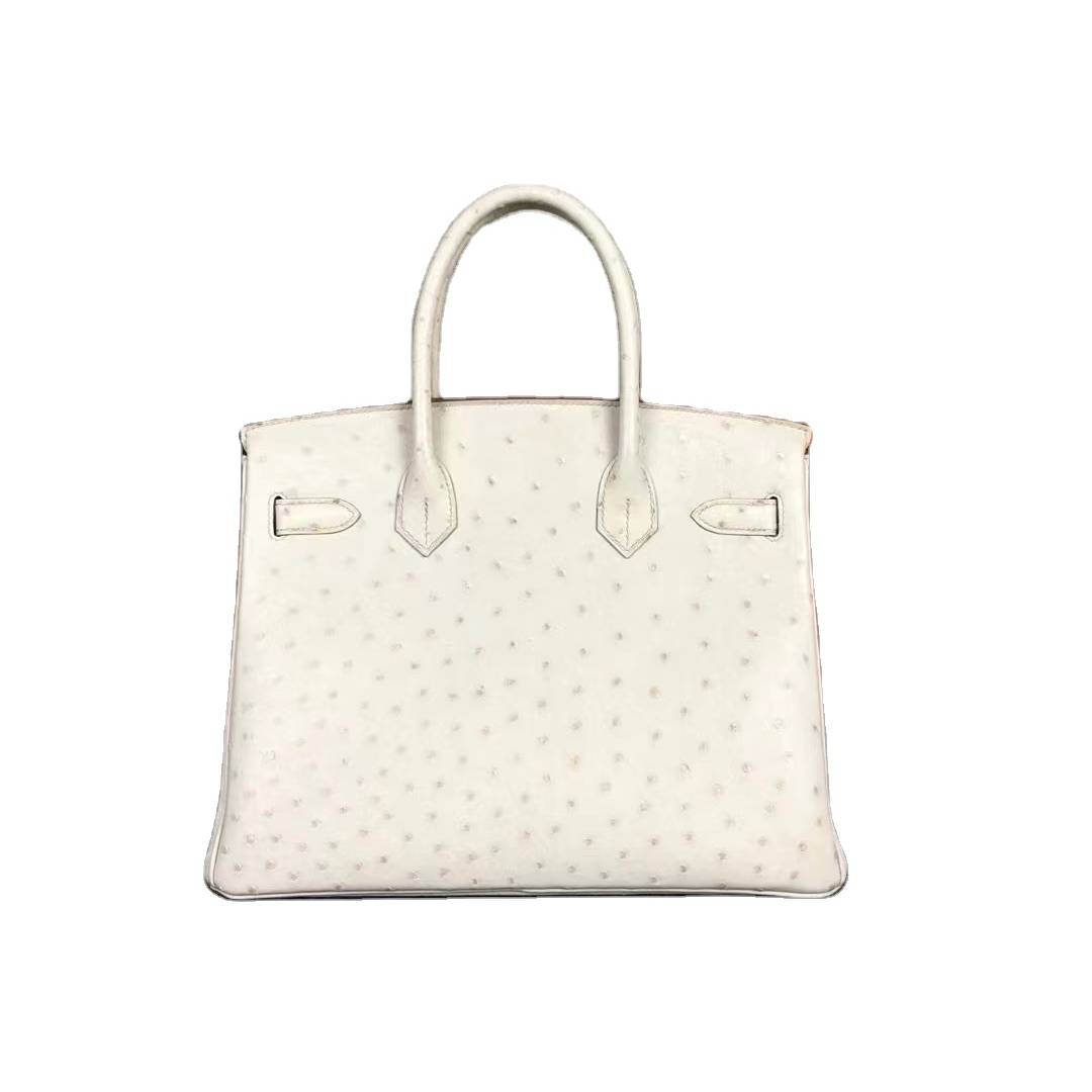 Fashion Bag Wholesale Women&#39;s Handbag Women&#39;s Luxury Handbag Women&#39;s Notebook Handbag Bk25 Ostrich Skin Handmade