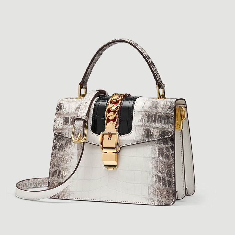 Oem Sac A Main De Lux Pour Femm 2022 Genuine Crocodile Leather Ladies Handbags Luxury Designer Women Crossbody Bags Shoulder