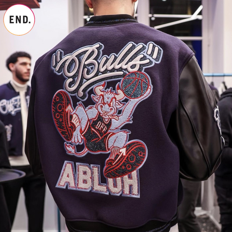 Men's Baseball Uniform Jacket Long Sleeve Embroidered Retro Motorcycle Coat Female Casual Cool Jacket Wholesale