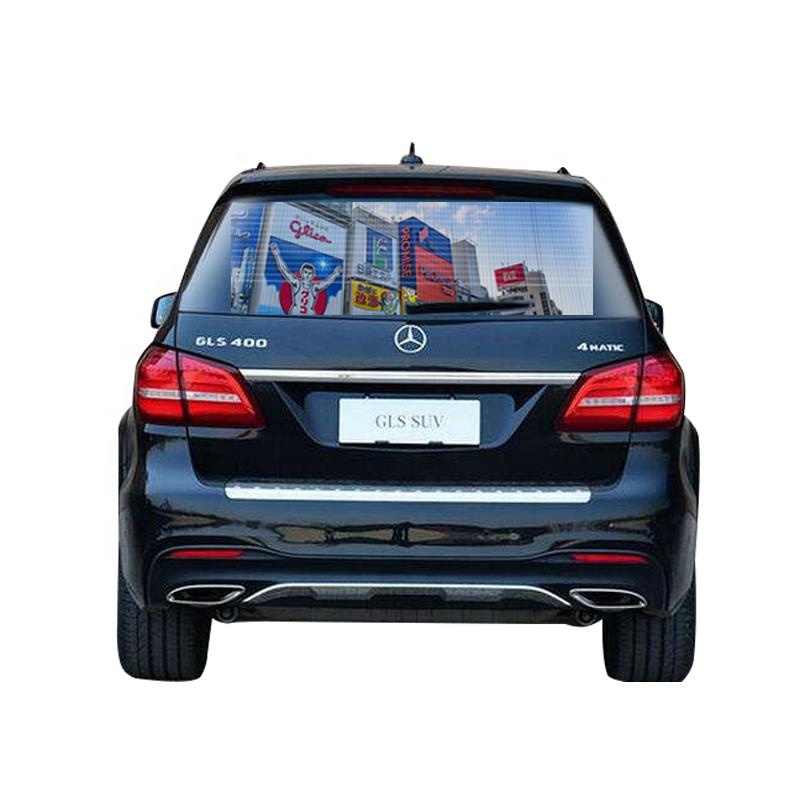 Transparent Led Car Rear Window Display For Car Advertising Taxi P2.6 Led Display Screen 