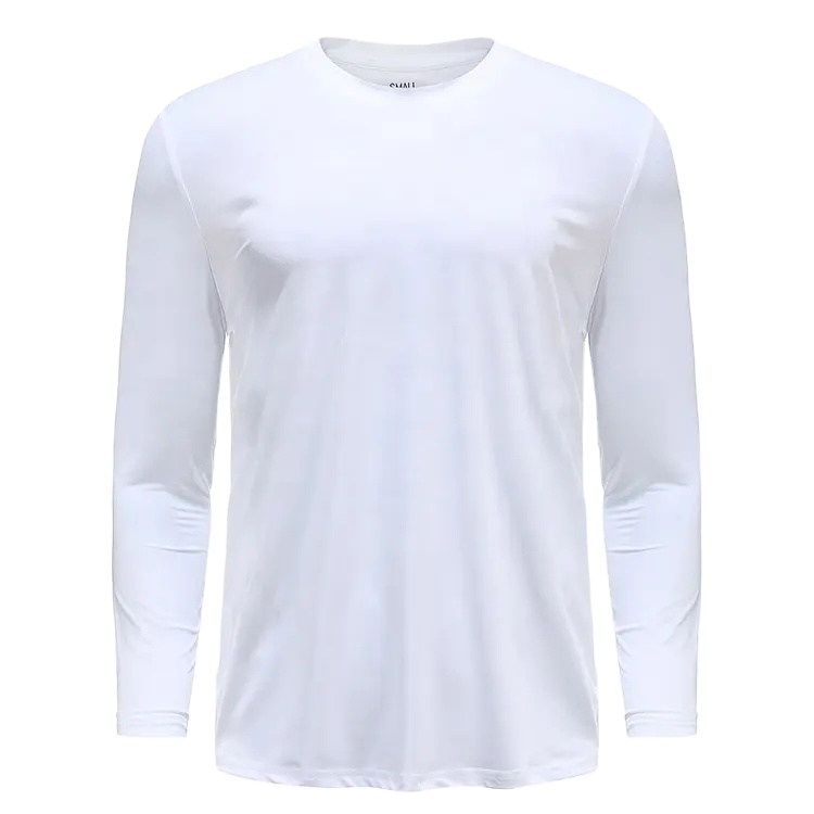 Wholesale Custom Regular Size Slim Embroidery Logo Crew Neck Raglan 280 Gsm Cotton Long Sleeve Shirts 