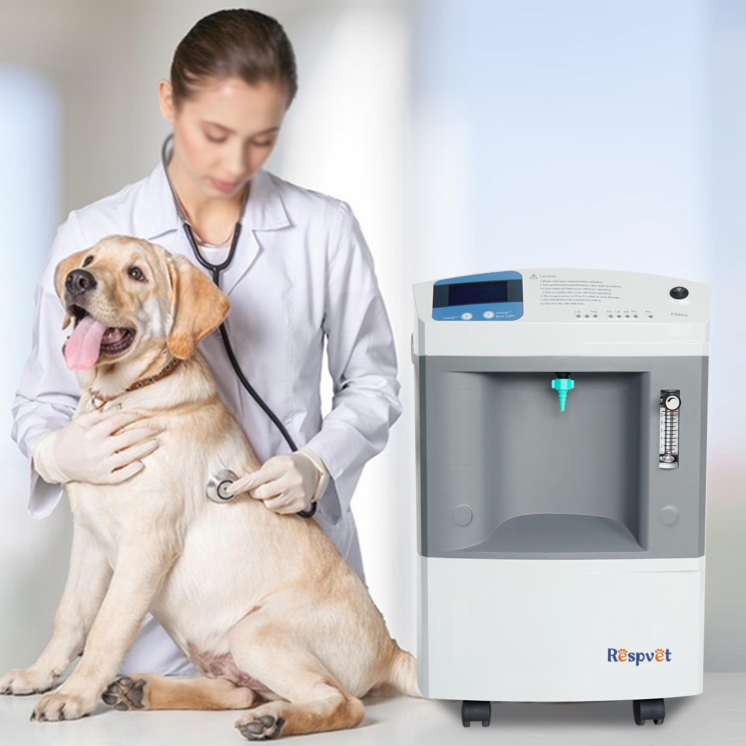 Chinese Manufacture CE Approved Veterinary Clinic Equipment 10 Oxygen Concentrator For Pet