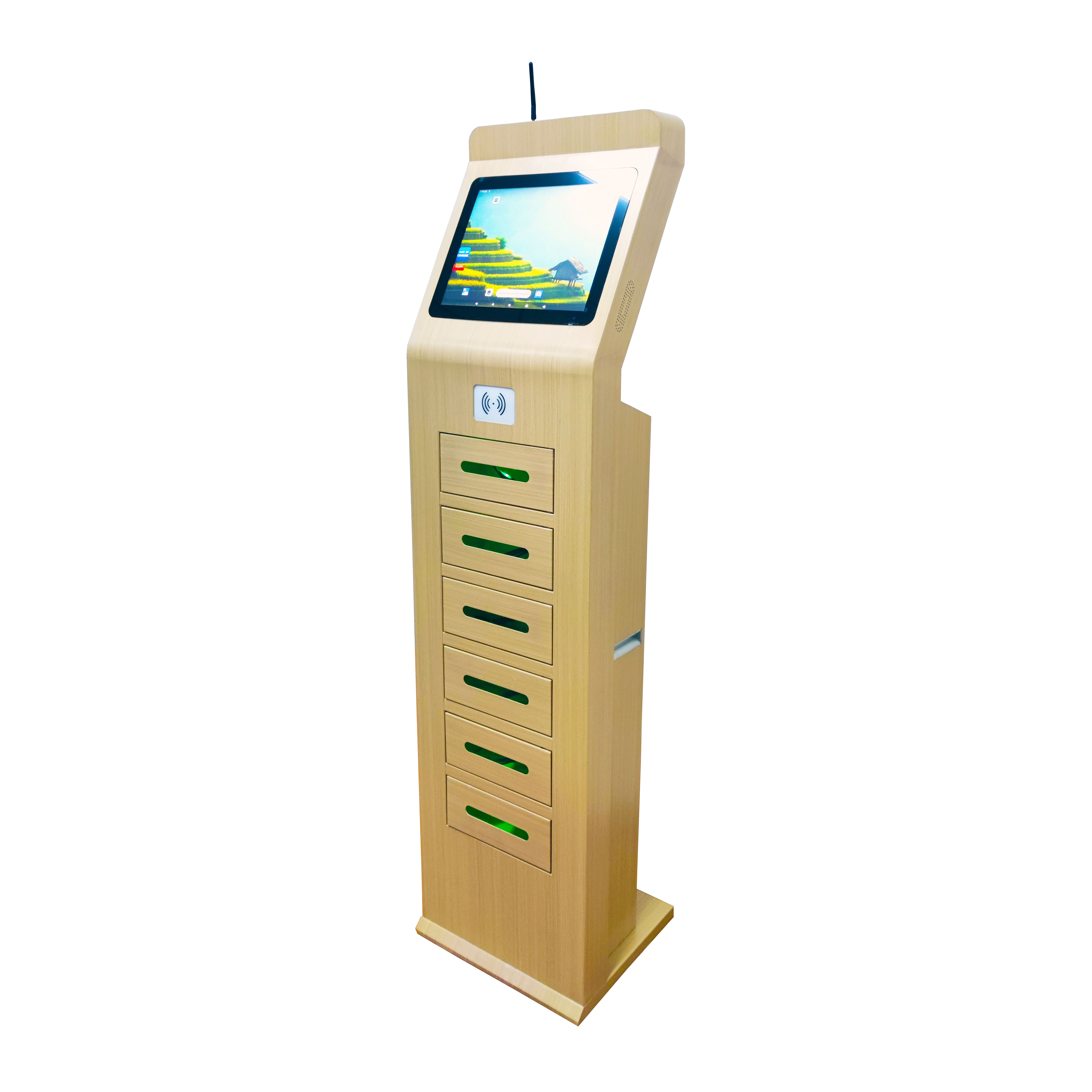 Multi Hand Phone Fast Charging Station Cell Phone Charging Cabinet Safe Storage Lockers For Cell Phone 