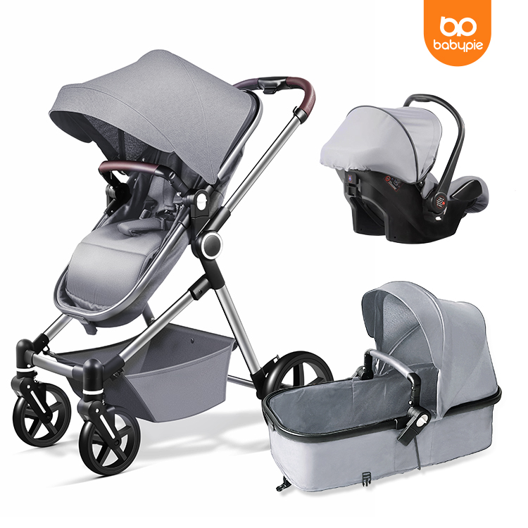 High Quality OEM Custom Baby Strollers Kinderwagens Baby Prams 3 In 1 Travel Stroller For New Born Baby