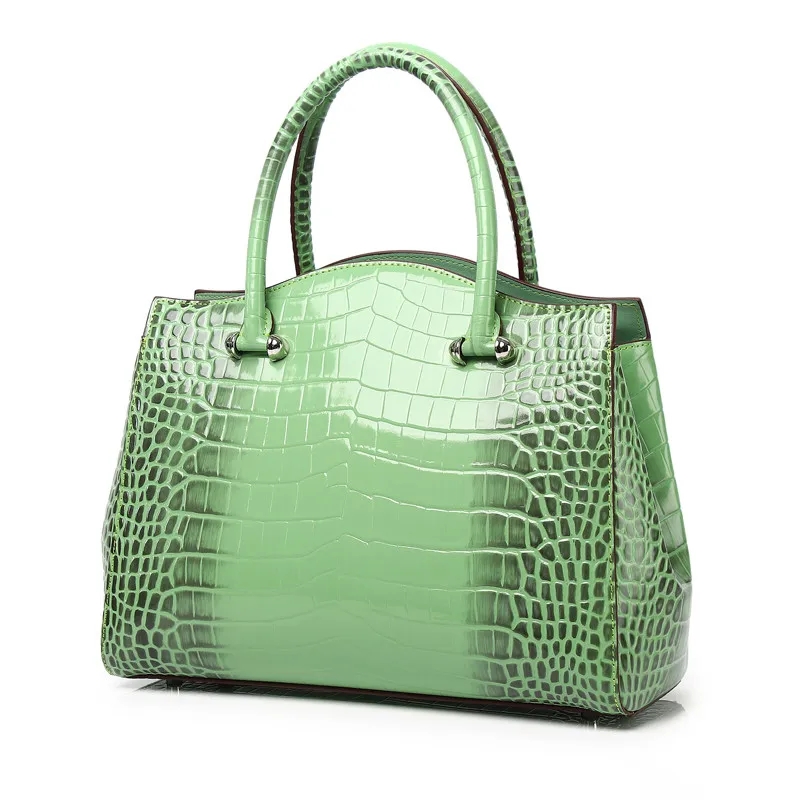 Luxury Crocodile Leather Women's Handbags Lady Fashion Top Handle Tote Bag High-Grade Shoulder Messenger Bags