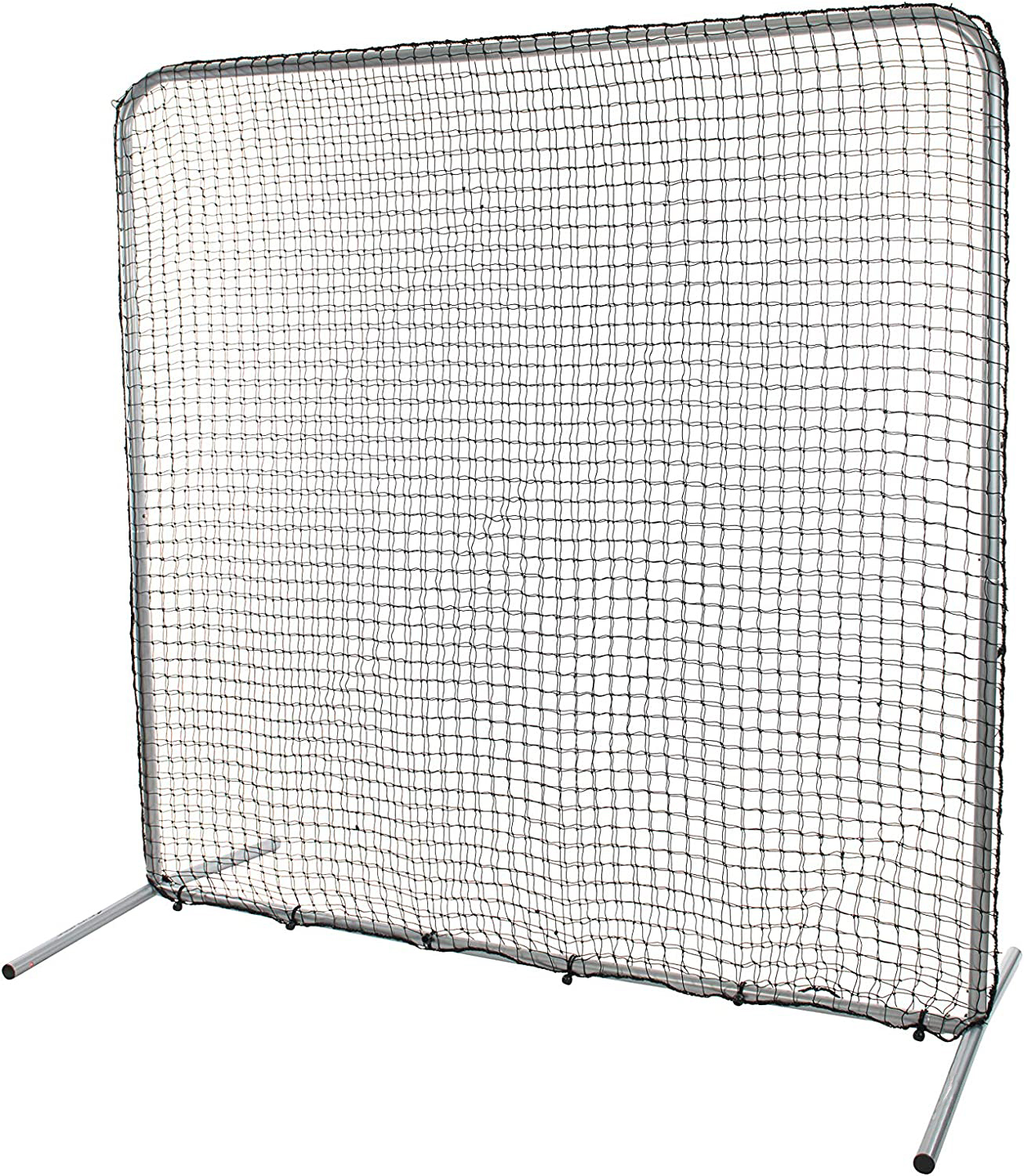 C 7' x 7' Sports Goods Protective Steel Frame Square Practice Screen Baseball Softball Batting Cage Net with wheels