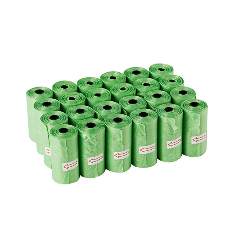 Customized colored Compostable pet clean up bag biodegradable 9x13 dog waste bag