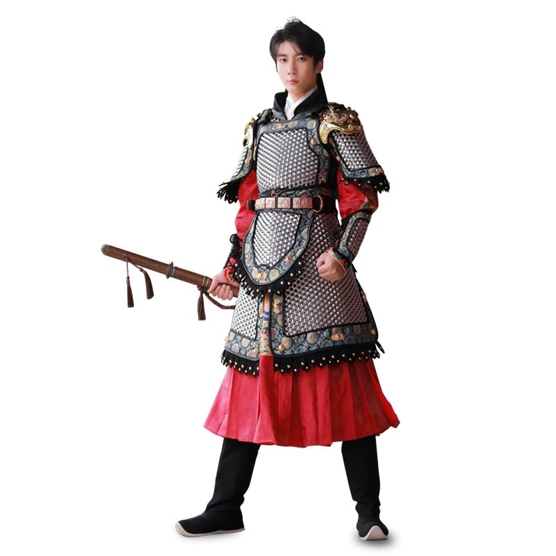 Manual Slim-fit Can Wear Chain Armor Chinese Armor Ancient Men&#39;s Film Suit Armor 