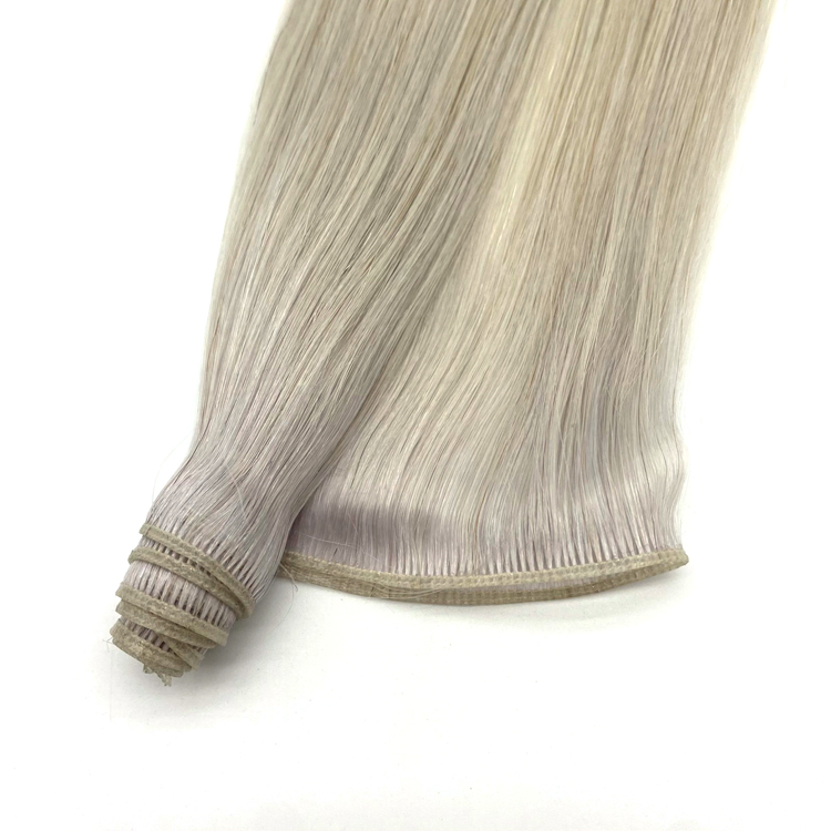 Invisible 100% Human Hair Extension Thick Ends New Hand tied Genius Weft