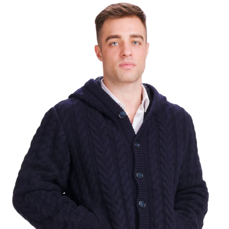 Torcia Men&#39;s Jacket In Lined Wool And Cashmere Italian Style Quality Clothing Produced In Italy 