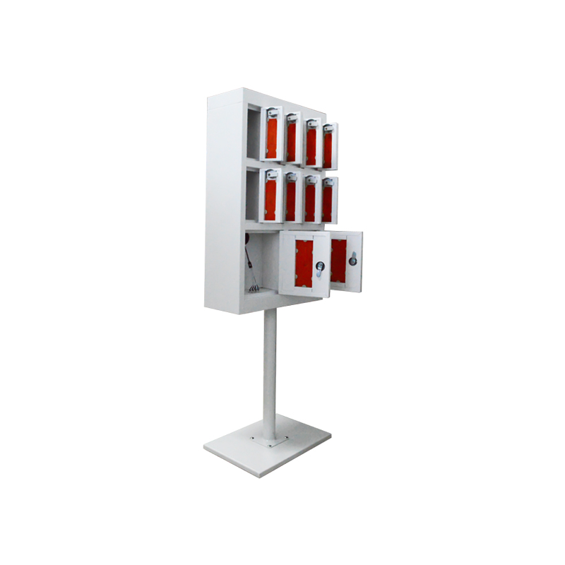 Floor Standing Micro Mobile Cell Phone Usb Charging Station Locker For Airport 