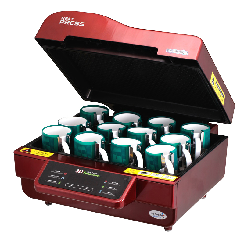 3D multifunctional vacuum sublimation heat press machine/heat press printer