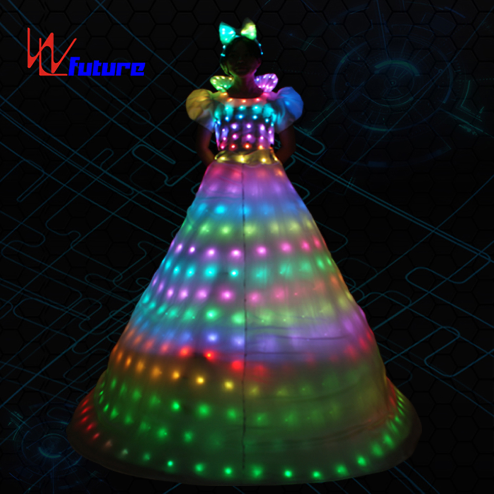 Robot LED Costume Luminous Costumes Glowing Stilts Clothes LED Clothing Talent Show Dancing Men's Suits Ballroom Dance Dress