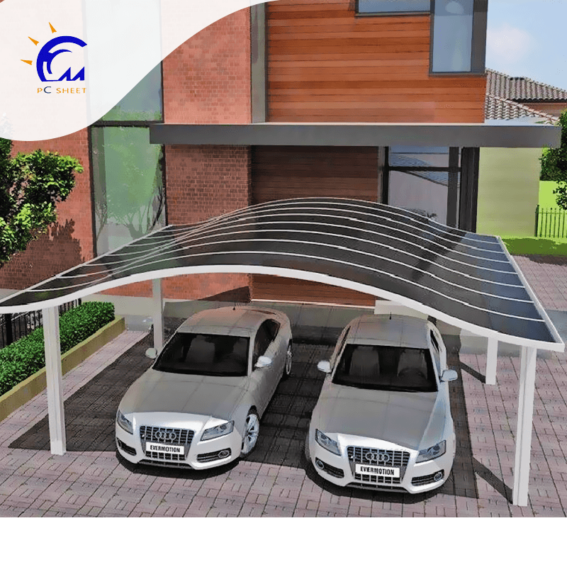 Hangmei Car Port Carport Roofing Aluminum Frame Multi Color Cover Protector 