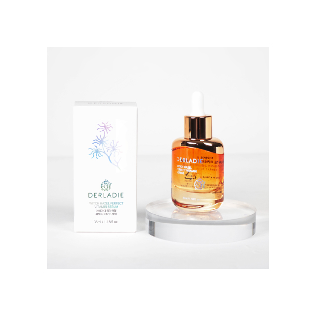 Derladie Witch Hazel Perfect Vitamin Serum Permeability Stability Vitamins Women Face Skin Care Serum Concentrate 