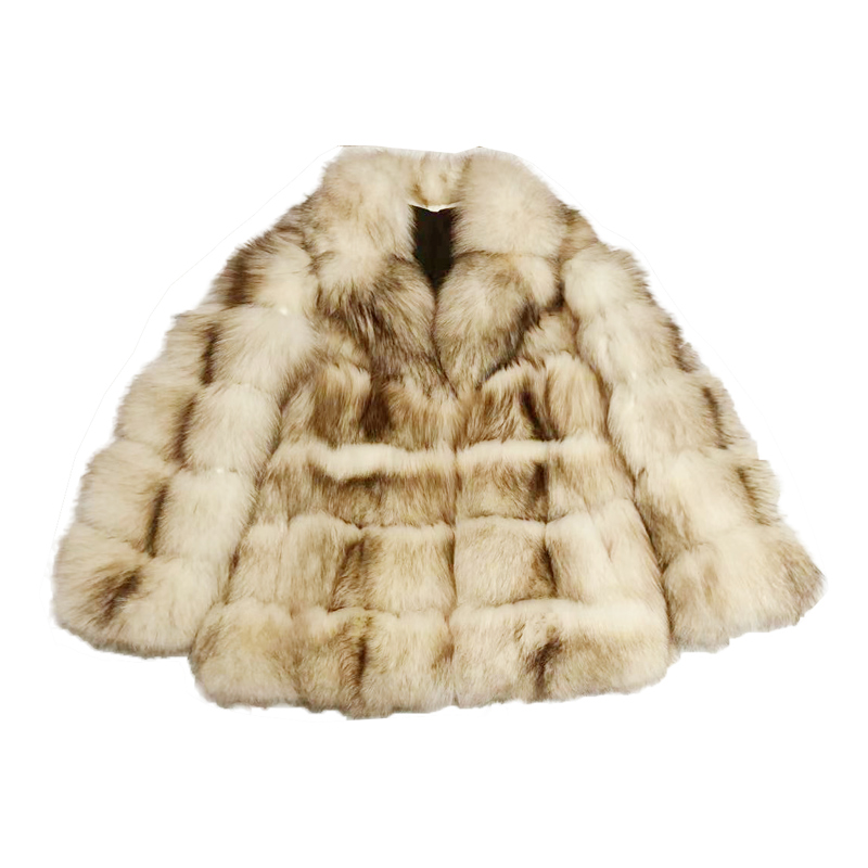 Finland Imported Saga-grade Fox Fur Coat Men&#39;s 2022 New Light Luxury Hooded Fur Coat Winter 