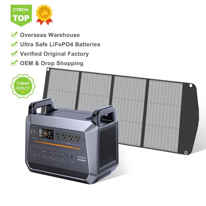 200W 500W 1500W 2000W UK USA Turkey DE Overseas Warehouse Direct Shipping Orignal Factory LiFePO4 Battery Solar Power Station