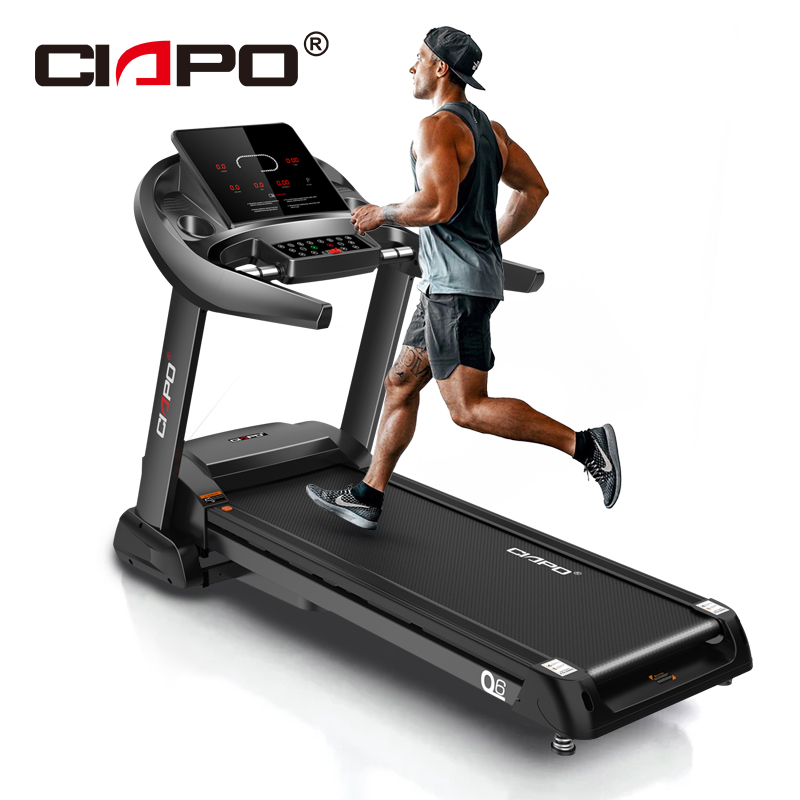 CIAPO Q6 China hot sale foldable indoor sports home use treadmill with LED screen