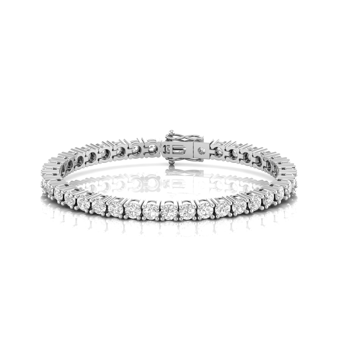 Real Diamond 9.57 Ct Designer Tennis Bracelet For Unisex Solid 14kt White Rose Yellow Gold 