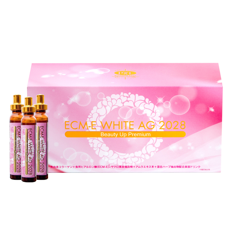 Ecm-e White Ag 2028 Beauty Drink 30pcs Skin Care Skin Whitening Grand Brand Oem Available 