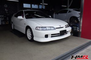 96spec TEIN車高調装備のインテグラタイプR(DC2)の納車前点検整備を行いました